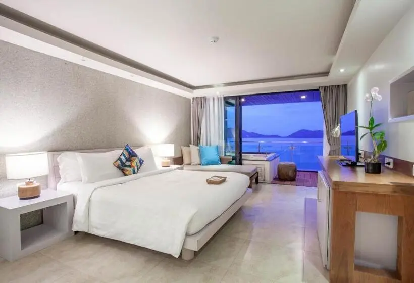 Deluxe-huone King-vuode, Zenmaya Oceanfront Phuket, Trademark Collection By Wyndham