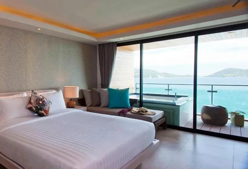 Deluxe-huone King-vuode, Zenmaya Oceanfront Phuket, Trademark Collection By Wyndham