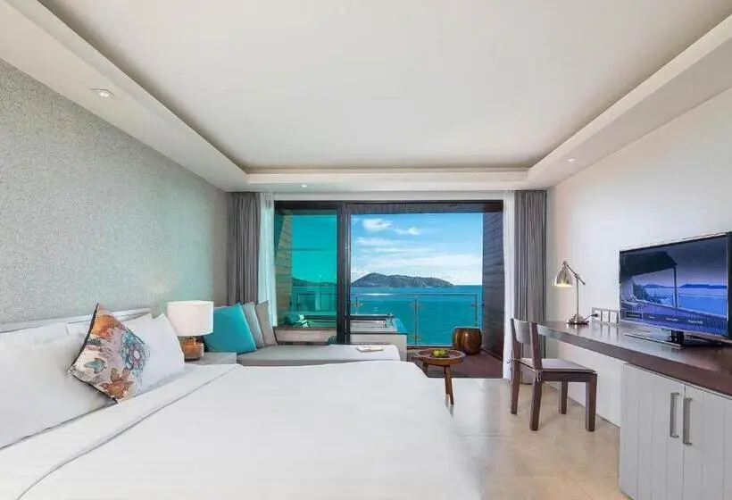 Deluxe-huone King-vuode, Zenmaya Oceanfront Phuket, Trademark Collection By Wyndham