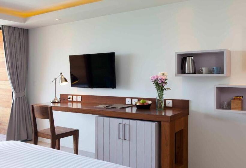 스탠다드 룸 킹사이즈 침대, Zenmaya Oceanfront Phuket, Trademark Collection By Wyndham