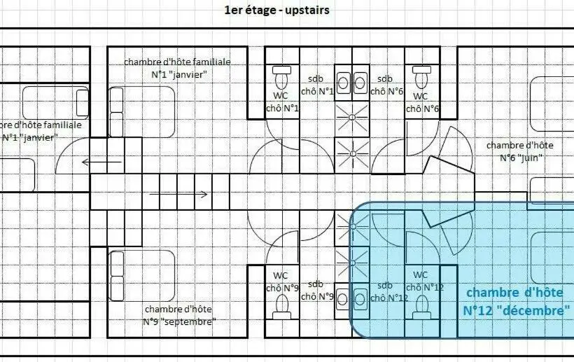 スタンダードルーム, Chambres D Hôtes Les Arondelles