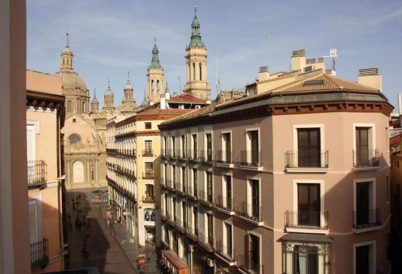 Апартаменты 1 Спальня, Dos Torres Pilar Suites  Pilares Vistas A La Ofrenda 3 Balcones A Calle Alfonso I