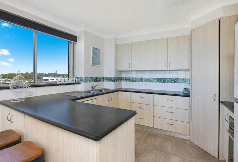 شقة 3 غرف مطلة على البحر, Elouera Tower Beachfront Apartments