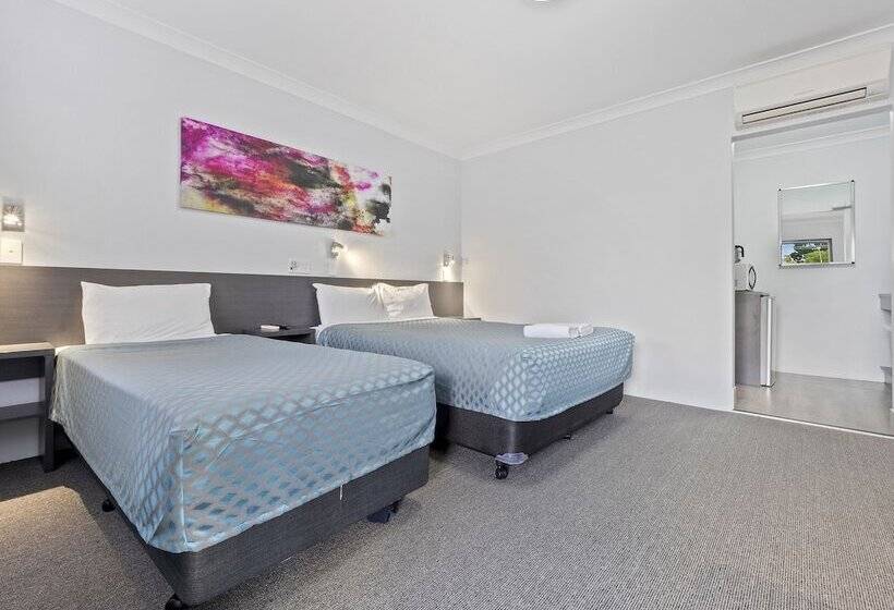 חדר סטנדרט יחיד מיטת קווין, Grafton Central Motel