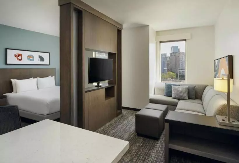 キングサイドベッドのスタンダードワンルーム, Hyatt House Atlanta Downtown