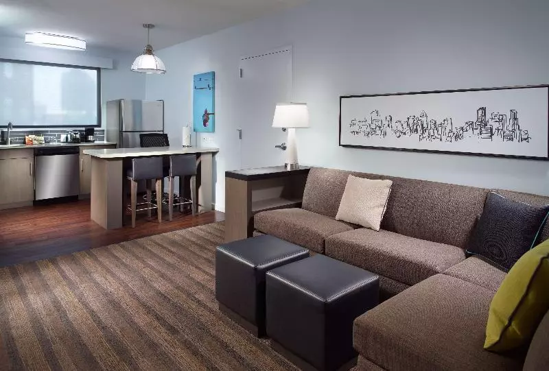 キングサイズベッドのスイートルーム, Hyatt House Atlanta Downtown