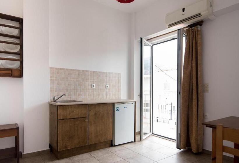 带1个卧室的公寓, Ibiscus Hotel Malia