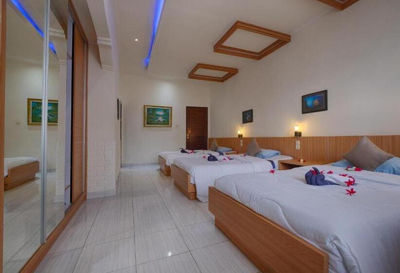 חדר דלוקס לשלושה, Matahari Tulamben Resort, Dive & Spa