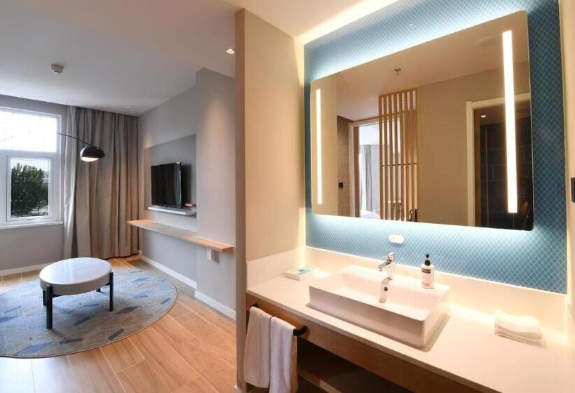 带城市景观的标准间, Holiday Inn Express Tianjin Binhai, An Ihg