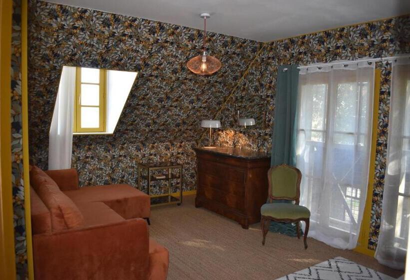 家庭房带园景, La Maison Des Champs , Chambres D Hotes , Receptions