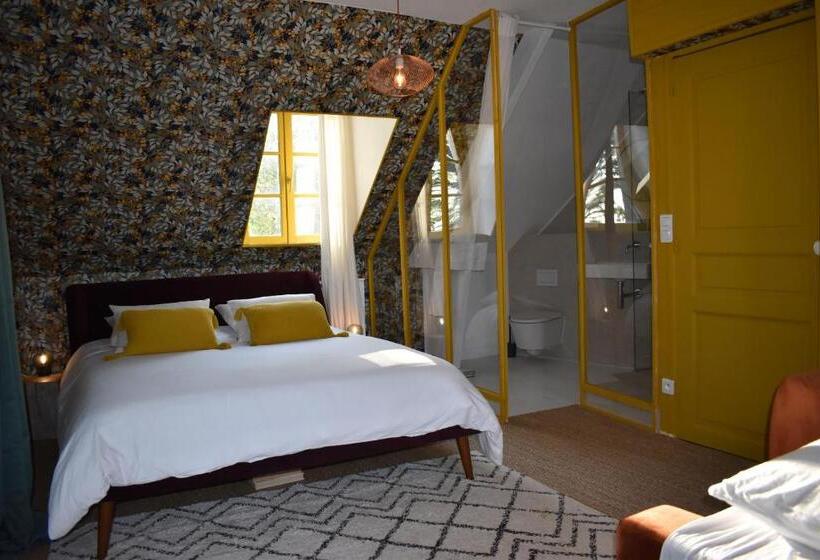 家庭房带园景, La Maison Des Champs , Chambres D Hotes , Receptions