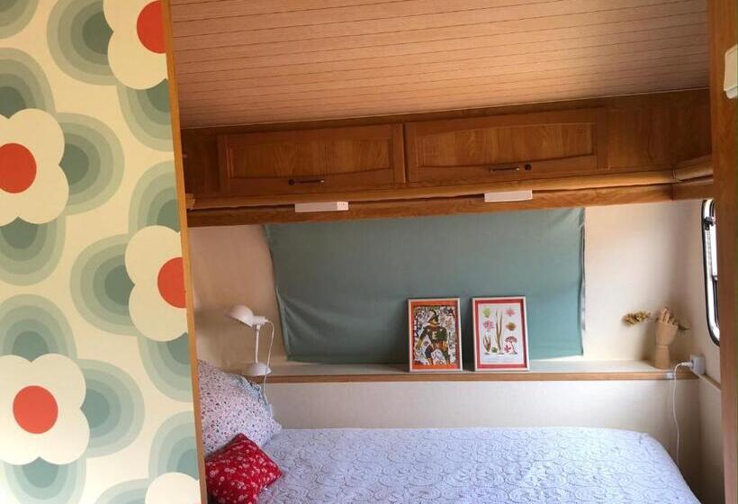 Номер Стандарт Вид на Горы, Gîte Aurinko : Caravane Avec Bain Nordique