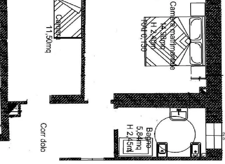 スタンダード４人部屋, B&b Le Aquane