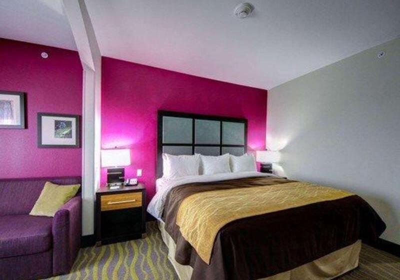 キングサイズベッドのスイートルーム, Comfort Inn & Suites Tulsa I44 West  Rt 66