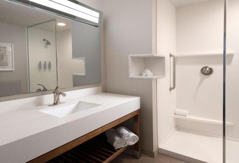 غرفة قياسية سرير كينج لذوى الإحتياجات الخاصة, Courtyard By Marriott Lubbock Downtown/university Area