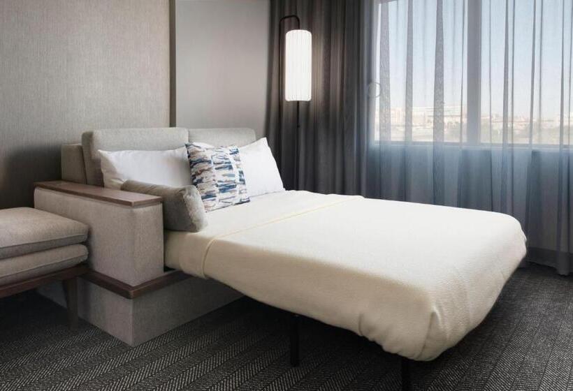 غرفة قياسية سرير كينج لذوى الإحتياجات الخاصة, Courtyard By Marriott Lubbock Downtown/university Area