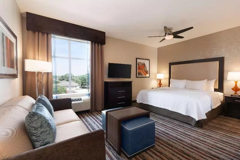 キングサイズベッドのスイートルーム, Homewood Suites By Hilton North Houston/spring