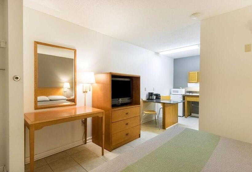 장애인을 위한 킹사이즈 침대 스탠다드 룸, Studio 6 Statesboro, Ga