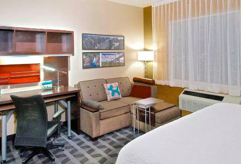 キングサイドベッドのスタンダードワンルーム, Towneplace Suites By Marriott Anchorage Midtown
