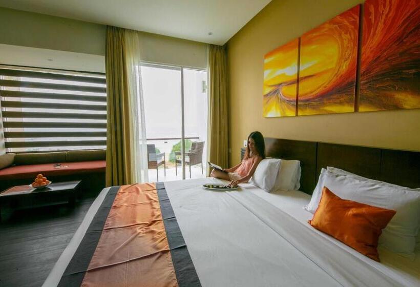 חדר סופריור עם נוף לים ומרפסת, Citrus Waskaduwa