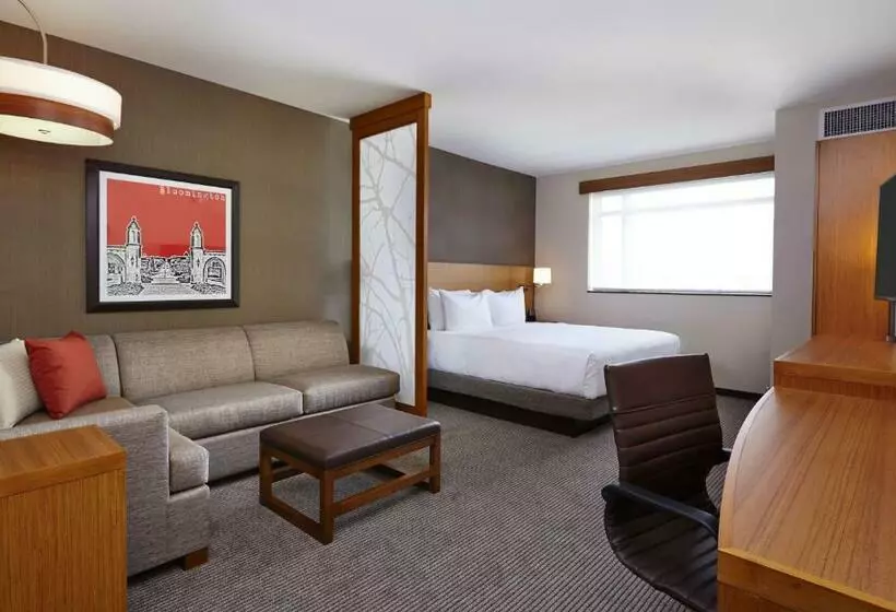 キングサイズベッドのスタンダードルーム, Hyatt Place Bloomington Indiana