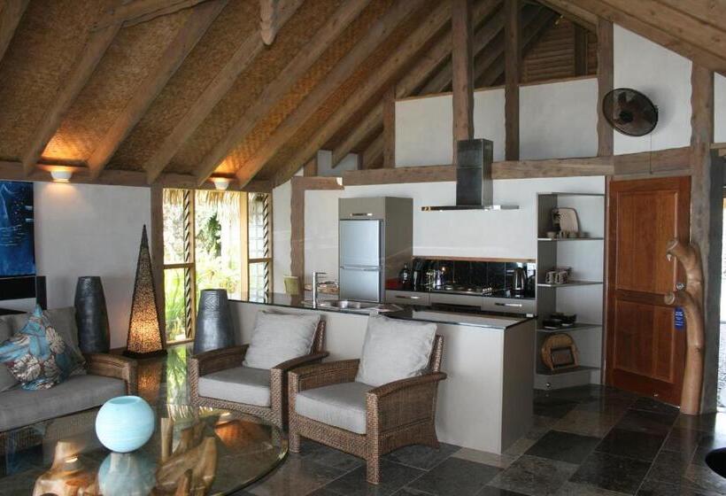 ویلای دلوکس 1 خوابه با چشمانداز دریا, Aitutaki Escape