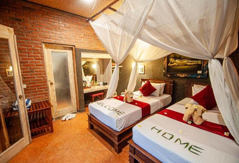 חדר דלוקס נוף לגינה, Kubuku Eco Dive Lodge And Yoga