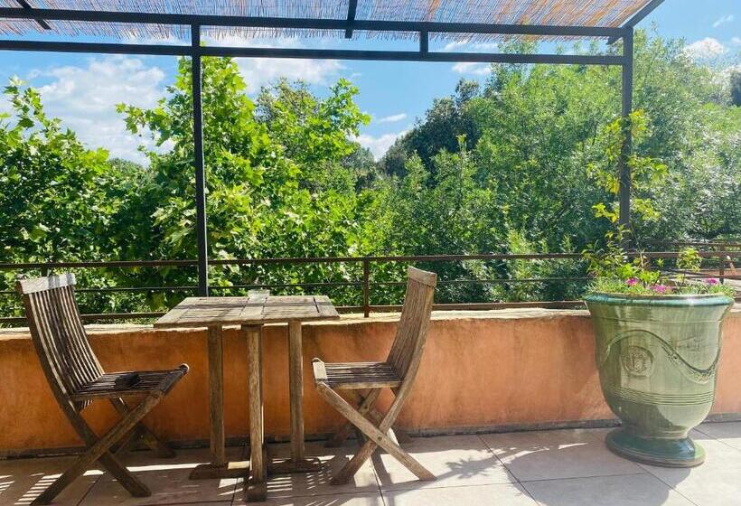 テラス付きスタンダードルーム, Cévennes Sublime Chambre D Hôtes Indépendante Et Moderne