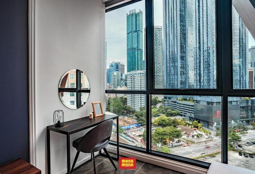 استودیوی استاندارد با تخت دو نفره بزرگ, Mana Mana Suites At Scarletz Klcc