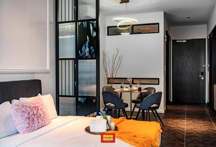 استودیوی استاندارد با تخت دو نفره بزرگ, Mana Mana Suites At Scarletz Klcc