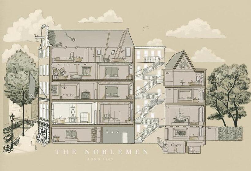 اتاق استاندارد با چشمانداز, Boutique Hotel The Noblemen