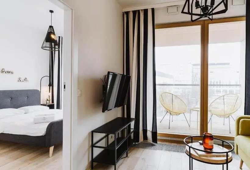 １ベッドルームのスーペリアアパートメント, Apartment4you Select Kolejowa