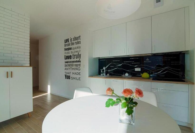 آپارتمان 1 خوابه با بالکن, Apartamenty Willowa