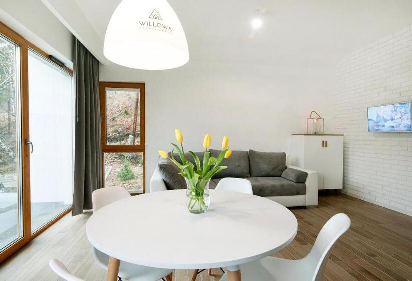 آپارتمان 1 خوابه با چشمانداز, Apartamenty Willowa
