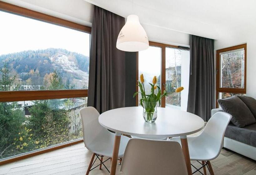 آپارتمان 1 خوابه با چشمانداز, Apartamenty Willowa