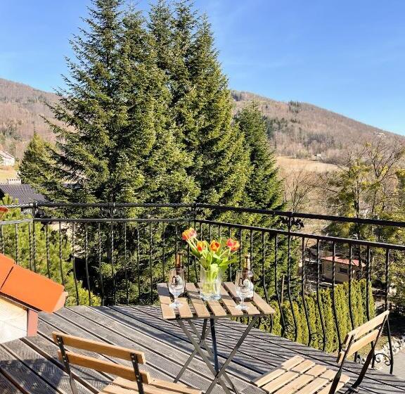 آپارتمان 1 خوابه با چشمانداز, Beskidzkie Tarasy