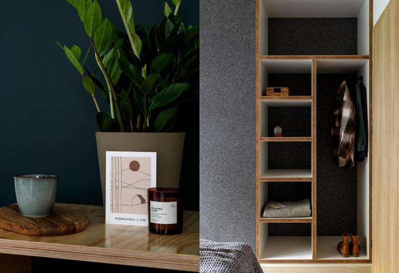 اتاق استاندارد سه تخته با بالکن, Dom Góry Las   Kameralny Pensjonat W Centrum Karpacza Dla Gości Dorosłych Od 13 Roku życia, Catering