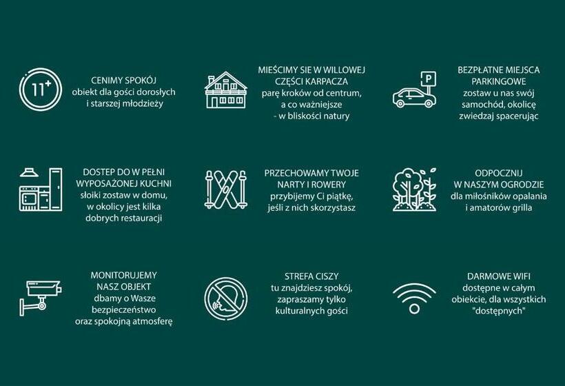 اتاق استاندارد چهارنفره با بالکن, Dom Góry Las   Kameralny Pensjonat W Centrum Karpacza Dla Gości Dorosłych Od 13 Roku życia, Catering