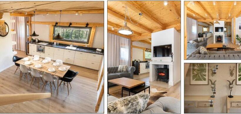 シャレー1寝室, Rezydencja Spisz Dom 12 Osób, Podgrzewany Basen, Sauna, Jacuzzi  Velo Czorsztyn, Niedzica