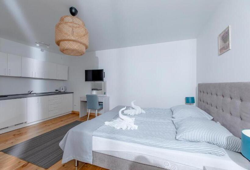 1ベッドルームのデラックスアパートメント, Ośrodek Kolonijno Wczasowy Mewa   Przy Plaży Z Basenem Z Podgrzewaną Wodą I Mini Spa