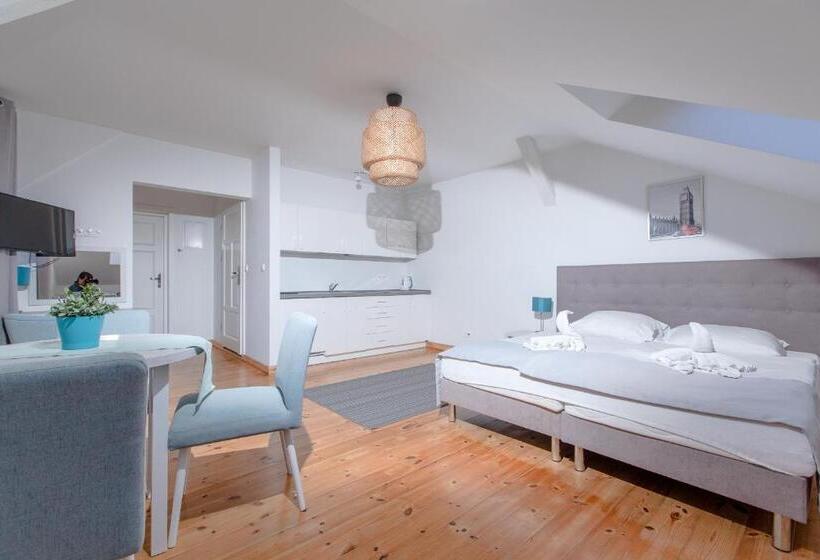 1ベッドルームのデラックスアパートメント, Ośrodek Kolonijno Wczasowy Mewa   Przy Plaży Z Basenem Z Podgrzewaną Wodą I Mini Spa