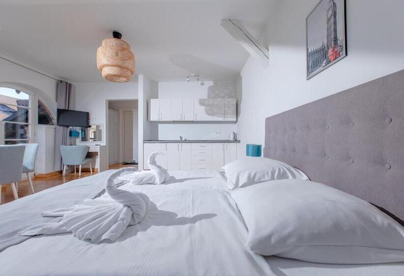 1ベッドルームのデラックスアパートメント, Ośrodek Kolonijno Wczasowy Mewa   Przy Plaży Z Basenem Z Podgrzewaną Wodą I Mini Spa