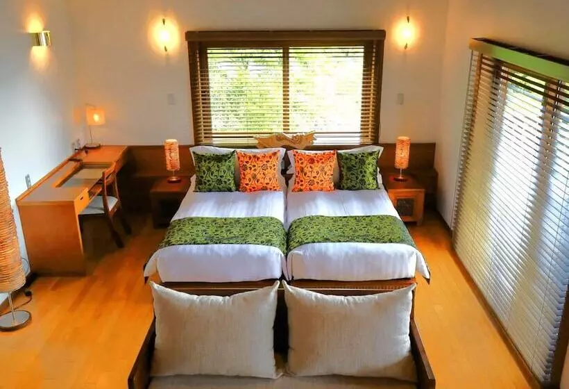 Villa 1 Makuuhuone, Sankara Hotel & Spa Yakushima