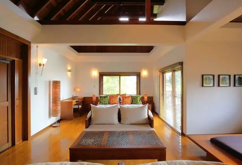 Villa 1 Makuuhuone, Sankara Hotel & Spa Yakushima