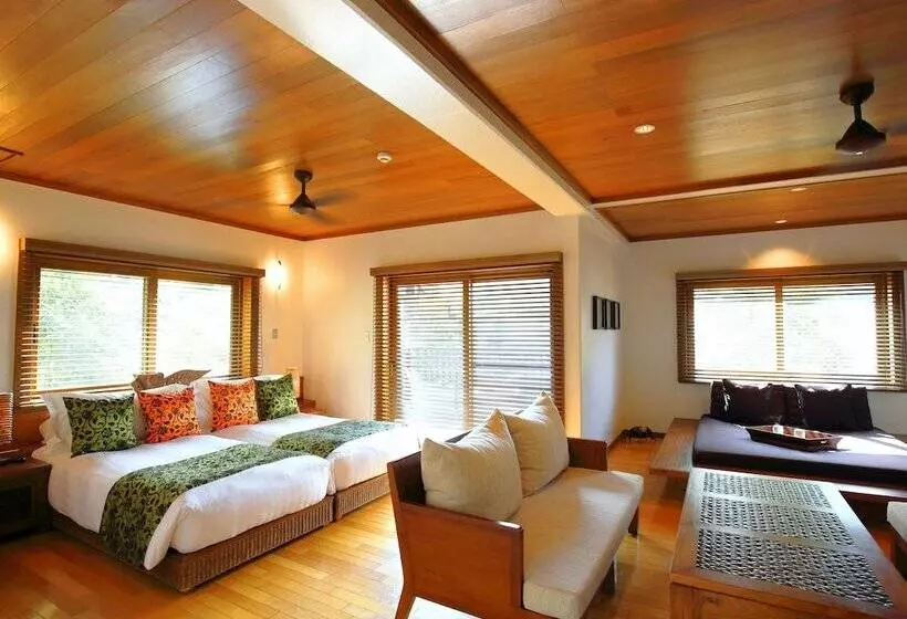 Villa 1 Makuuhuone, Sankara Hotel & Spa Yakushima