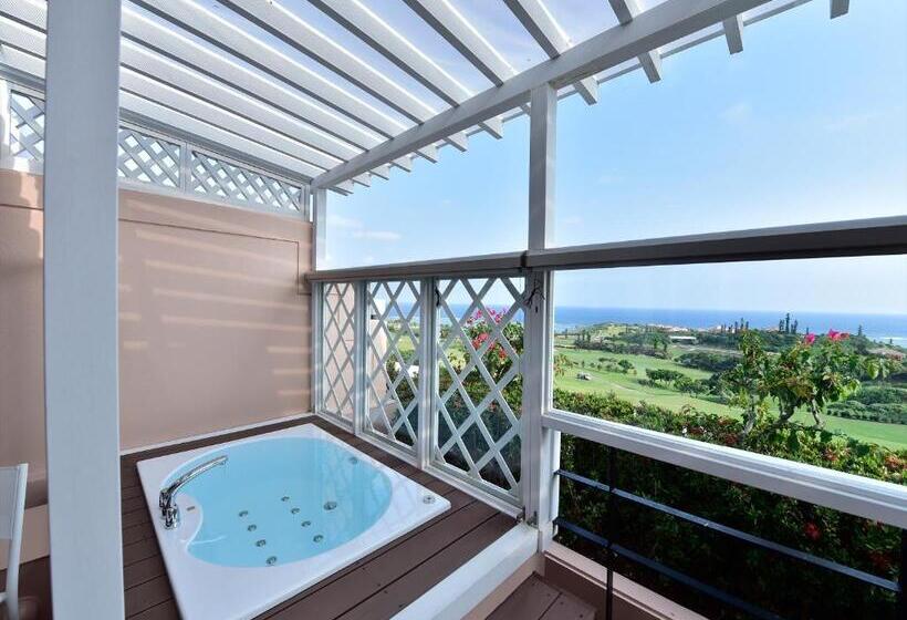 带按摩浴盆的套房, Shigira Bayside Suite Allamanda