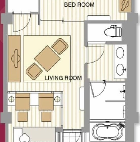 高级套房, Shigira Bayside Suite Allamanda