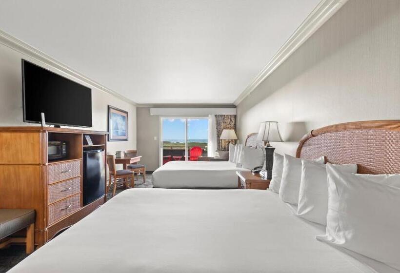 غرفة قياسية مطلّة علي البحر, Surf And Sand Lodge