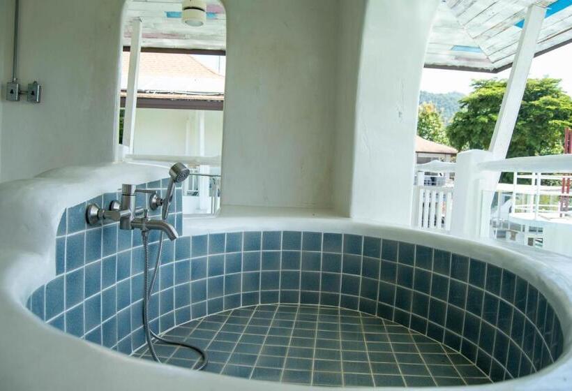 스탠다드 룸 강 전망, The Oia Pai Resort