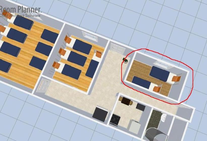 싱글 기본룸, Tanie Pokoje Blisko Lotniska